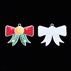Spray Painted Brass Pendants&nbsp;KK-Q281-010