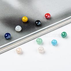 Electroplate Glass Beads Strands&nbsp;EGLA-JP0002-01F-4mm