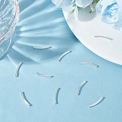10Pcs Tube 925 Sterling Silver Beads&nbsp;STER-BBC0005-62