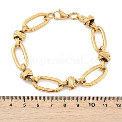 304 Stainless Steel Rolo Link Chain Bracelets for Women&nbsp;BJEW-F488-41G
