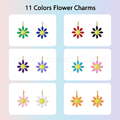 Ion Plating(IP) 44Pcs 11 Colors 304 Stainless Steel Charms&nbsp;STAS-DC0013-01