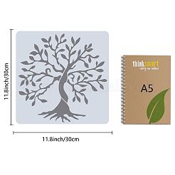 2Pcs 2 Styles Plastic Drawing Painting Stencils Templates&nbsp;DIY-GF0006-01A