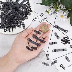 120Sets 3 Style Iron Picture Frame Turn Button&nbsp;AJEW-GF0004-47