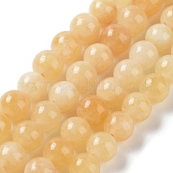 Dyed Natural Malaysia Jade Beads Strands&nbsp;G-G021-02B-11