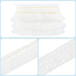 5Yards Polyester Lace Ribbon&nbsp;SRIB-GF0001-74B