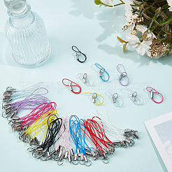 90Pcs 9 Colors Nylon Mobile Straps&nbsp;FIND-GF0009-01