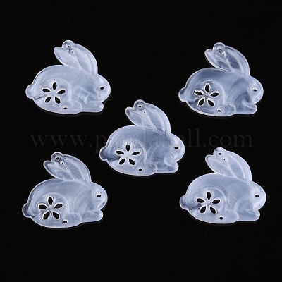 Transparent Acrylic Connector Charms&nbsp;OACR-K005-01-1