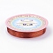 Copper Jewelry Wire, Long-Lasting Plated, Saddle Brown, 28 Gauge, 0.3mm, about 65.61 Feet(20m)/roll