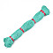 Waxed Cotton Cord, Turquoise, 1mm, about 360yard/bundle(330m/bundle)