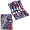 Multi-Function Canvas Storage Bags, with Iron Closure, for Roller Ball Essential Oil Bottle, Lipstick, Dark Blue, 15x11.5x2.3cm