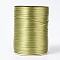 Double Face Satin Ribbon, Polyester Ribbon, Yellow Green, 1/8 inch(3mm) wide, about 880yards/roll(804.672m/roll)