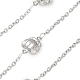 304 Stainless Steel Crown Link Chains&nbsp;CHS-Z004-10P-1