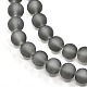 Baking Paint Transparent Glass Bead Strands&nbsp;GLAA-S031-10mm-12-3