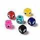 Resin Evil Eye European Beads&nbsp;X-RESI-A021-M-1