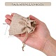 Burlap Packing Pouches Drawstring Bags&nbsp;ABAG-Q050-7x9-01-5
