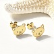 304 Stainless Steel Stud Earrings&nbsp;STAS-E501-22G-3