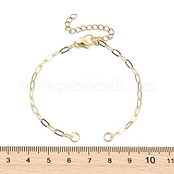 3Pcs 3 Sizes Brass Paperclip Chains Bracelet Making&nbsp;AJEW-JB01601