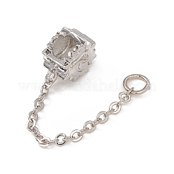 Rack Plating Brass European Beads&nbsp;KK-G455-10