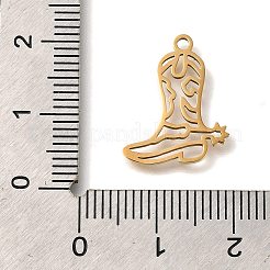 201 Stainless Steel Pendants&nbsp;STAS-R136-21G