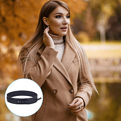 2Pcs 2 Colors PU Leather Chain Belts&nbsp;FIND-GO0001-58