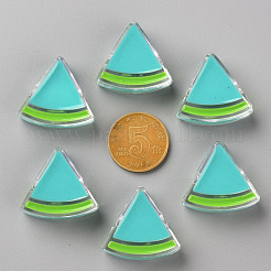 Transparent Enamel Acrylic Beads&nbsp;TACR-S155-001G