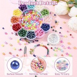 1450Pcs 13 Styles Imitation Pearl Acrylic Beads&nbsp;MACR-YW0004-56