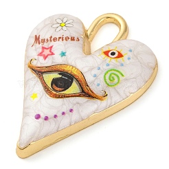 Alloy Enamel Pendants&nbsp;PALLOY-S034-01G-C
