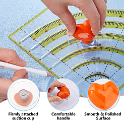 Ceramics Heart-Shaped Toilet Lid Lifter Handle&nbsp;DIY-WH0899-800