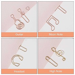 48Pcs 4 Styles Carbon Steel Paper Clips&nbsp;TOOL-GF0003-35