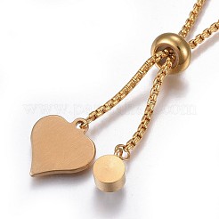 304 Stainless Steel Pendant Necklaces&nbsp;NJEW-P252-03G
