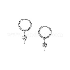 Star Brass Hoop Earrings&nbsp;FS-WGD90F4-01