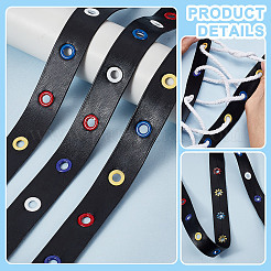 14.6~15 Yards Flat Imitation Leather Cords&nbsp;LC-GA0001-01
