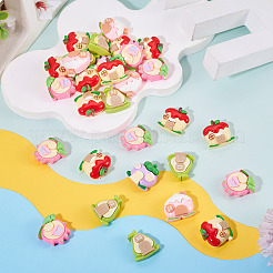 30Pcs Fruit Opaque Resin Decoden Cabochons&nbsp;RESI-TADJ0001-21