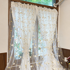 Polyester Embroidered Mesh Fabrics&nbsp;DIY-WH0622-616B