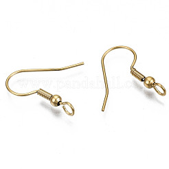 304 Stainless Steel Earring Hooks&nbsp;STAS-S111-003G