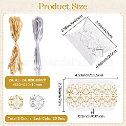 40Sets 2 Colors Hot Stamping Pillow Cardboard Paper Printed Candy Boxes&nbsp;CON-BBC0001-13B