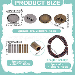 DIY Poirot Tie Accessories Kits&nbsp;DIY-NB0013-40