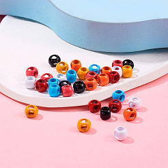 35Pcs 7 Colors Painted Alloy Beads&nbsp;FIND-TA0004-57