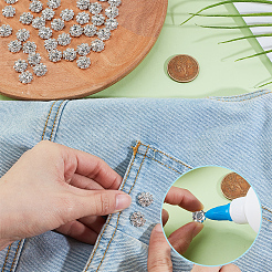 40Pcs Alloy Rhinestones Cabochons&nbsp;FIND-NB0005-93P