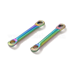 Ion Plating(IP) 304 Stainless Steel Connector Charms&nbsp;STAS-Q323-06A-RC