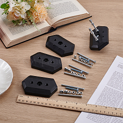 4 Sets ABS Plastic Wall Mount Hangers&nbsp;DIY-FG0007-52