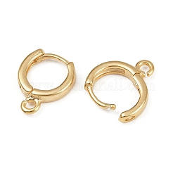 Brass Hoop Earring Findings&nbsp;KK-P310-26A-G