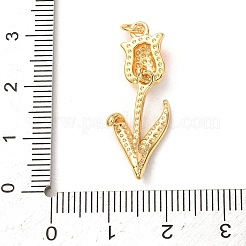 Brass with Enamel Pendants&nbsp;KK-CBA2F11-06G-02