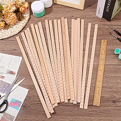 Square Wood Carving Waistline Edge Strips for Living Room Background Wall Decorative&nbsp;DIY-WH0622-561
