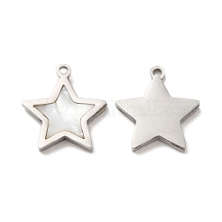 304 Stainless Steel Star Charms&nbsp;STAS-A080-11P