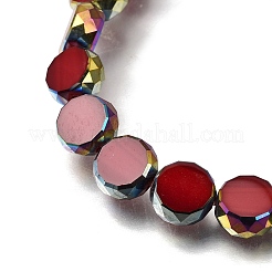 Electroplated Transparent Glass Beads Strands&nbsp;GL-CBA98F0-06C-04