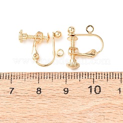 316 Surgical Stainless Steel Clip-on Earring Findings&nbsp;STAS-H240-45G