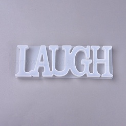 DIY Word Laugh Silicone Molds&nbsp;X-DIY-K017-05