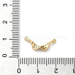 Brass Micro Pave Cubic Zirconia Pendants&nbsp;KK-H455-18G