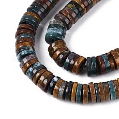 Natural Ocean Jasper Beads Strands&nbsp;G-T142-6mm-08